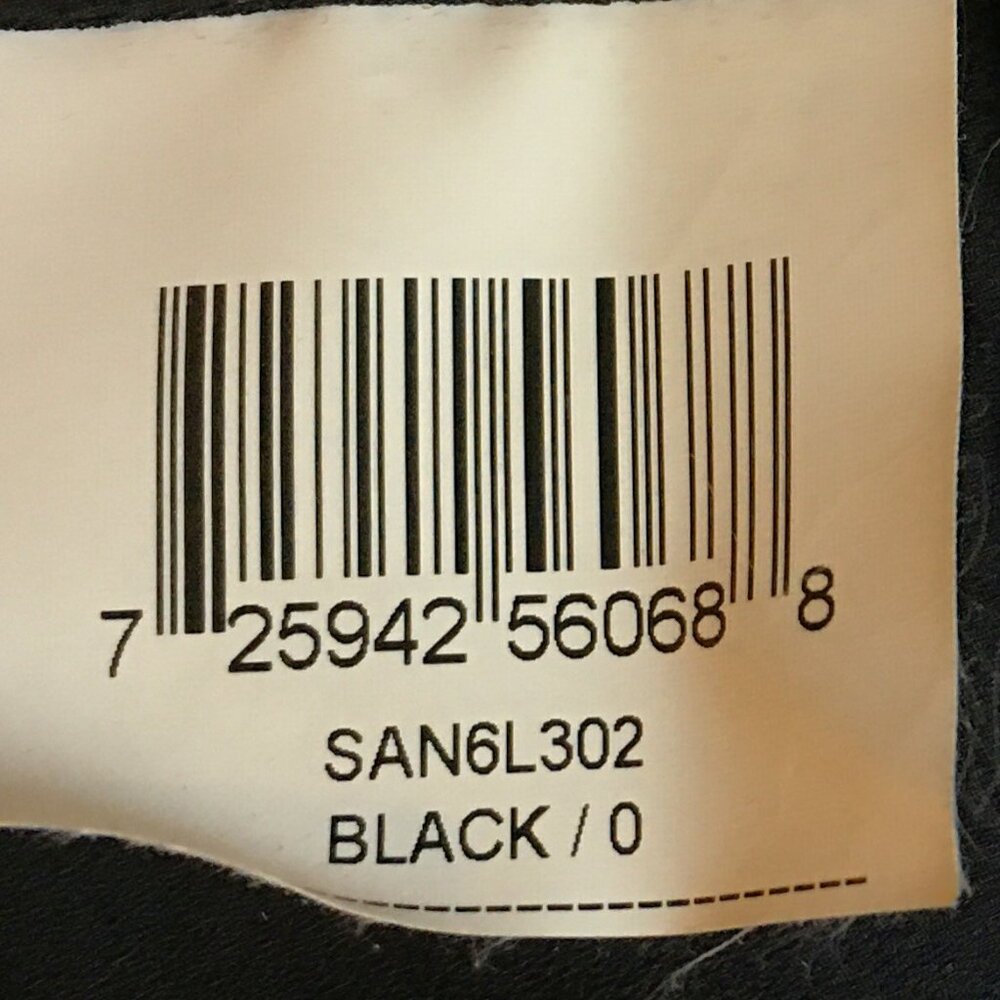 BCBG MAX AZRIA "Marisa" Long Layered Silk Organza Gown in Black - Size 0 - Picture 14 of 16